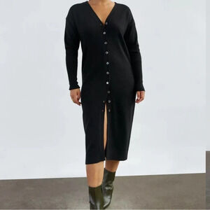 Wilfred Black Long Sleeve Dress